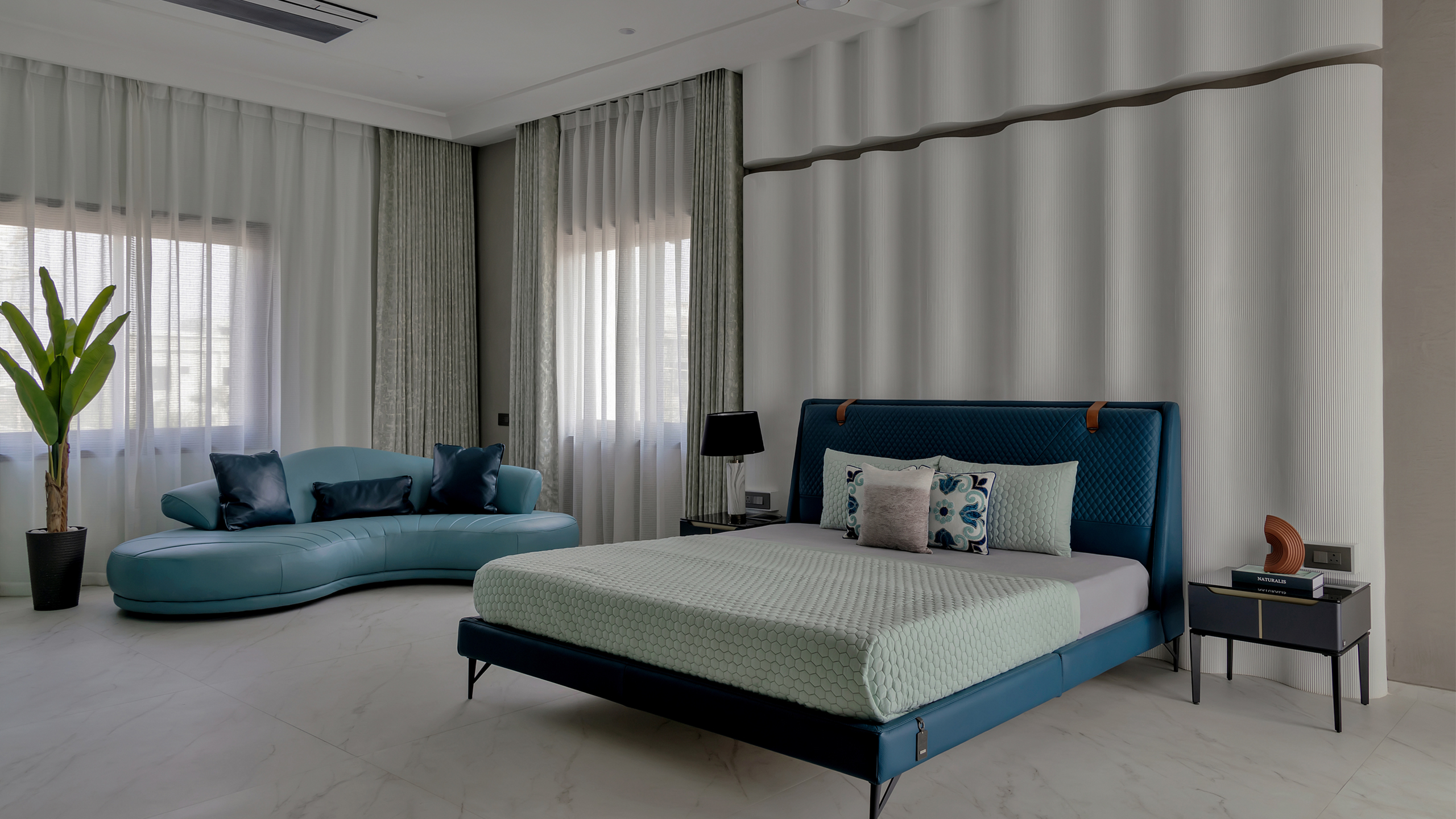 The GDS by Gautam Nagrechaa - Curated Master Bedroom & Paneling