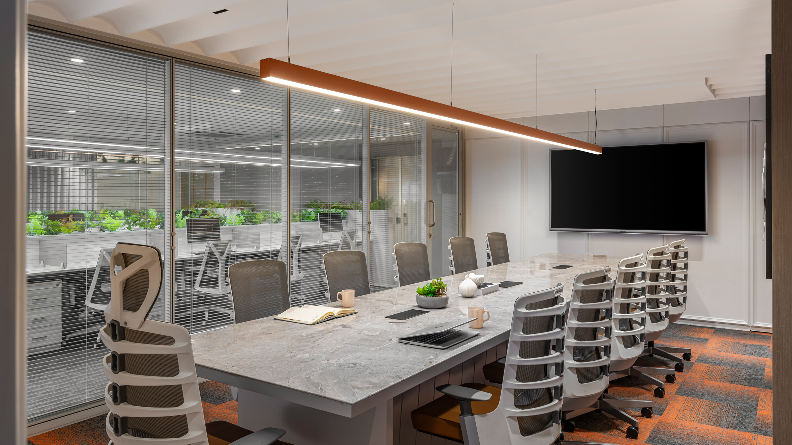 The GDS by Gautam Nagrechaa - Executive Boardroom & Curved Wall Architecture